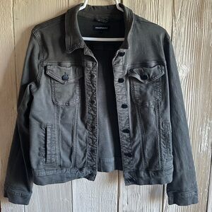 Olive Green Denim Jacket